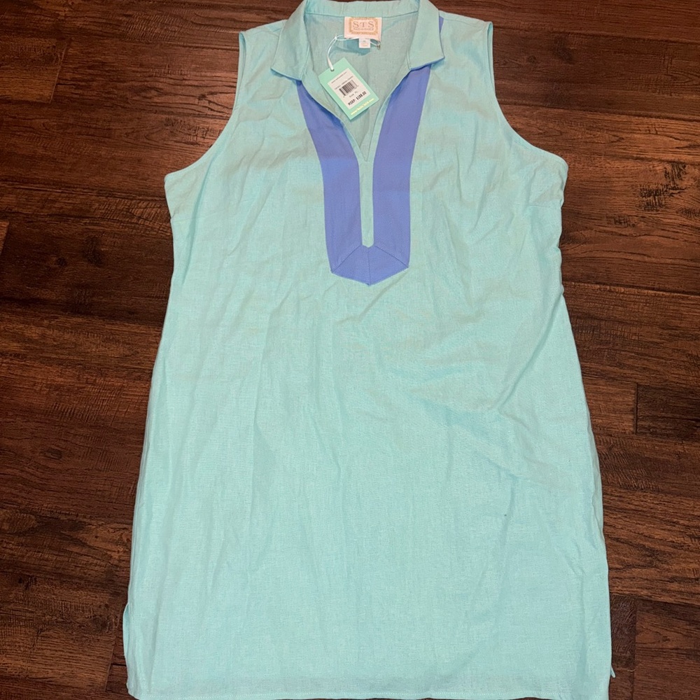 Sail to Sable Cabbage/Hydrangea sleeveless dress